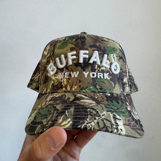 Buffalo NY Camo SnapBack Hat