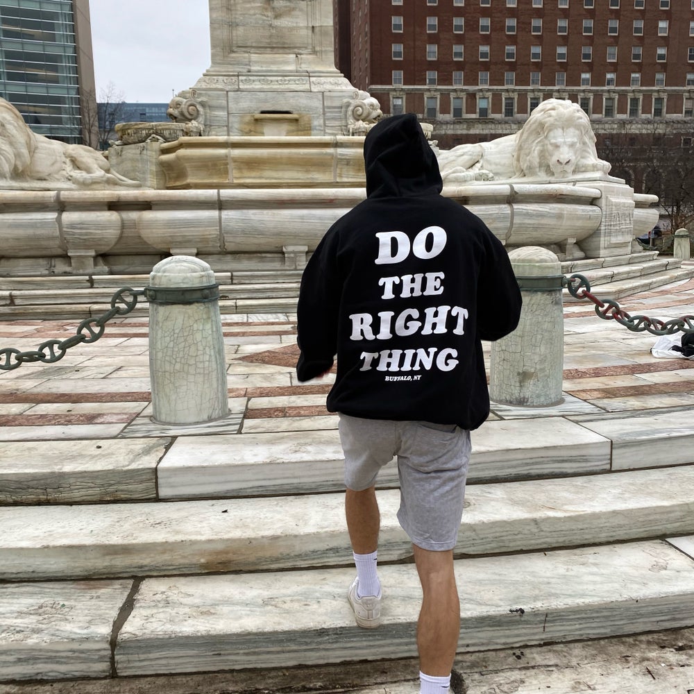 Do The Right Thing Heavy Weight Hoodie